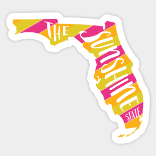 Florida the Sunshine State Sticker
